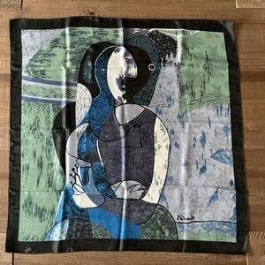 Peacock Silk Vintage Reproduction of Pablo Picasso Fashion Scarf